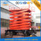 Beweglicher Plattform-Aufzug, Tragfähigkeits-hydraulische Scherenhebebühne-Laufkatze 300kg 500kg 1000kg 