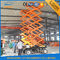 Luftarbeit-Aufzugplattform der mobilen Räder Scherenhebebühne 4 500kgs 10m mobile mit CER
