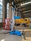 8m 100kg sondern Mast-Luftarbeit-Plattform-Aufzug für die Kapazität der Fenster-Reinigungs-100kg aus