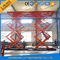 Laden-materielles Aufzug-Lager-stationärer hydraulische Scherenhebebühne CER TUV SGS 10T 8M schweres