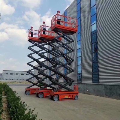 8M 450KG elektrische Luftscherenhebebühne, selbstfahrende Arbeitsbühne CER-ISO