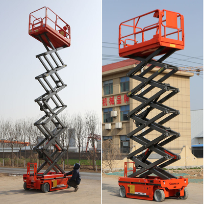 14m 12m 10m 8m 6m Batterie Elektriker Lift selbstfahrender Schere Lift für Luftarbeit