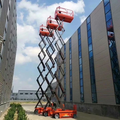 Bequeme und erschwingliche selbstfahrende Luftlift elektrische Schere Lift Anhänger