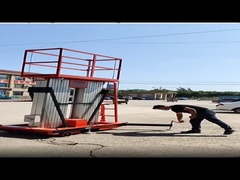 2 t 2 m Lagerlasthebe Tischplattform stationärer hydraulischer Scherehebe